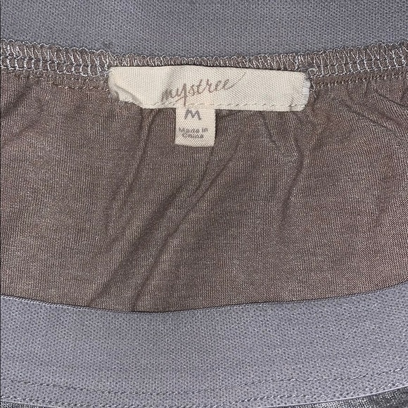 Asymmetrical cotton/poly and lace skirt - Size M - Picture 2 of 3